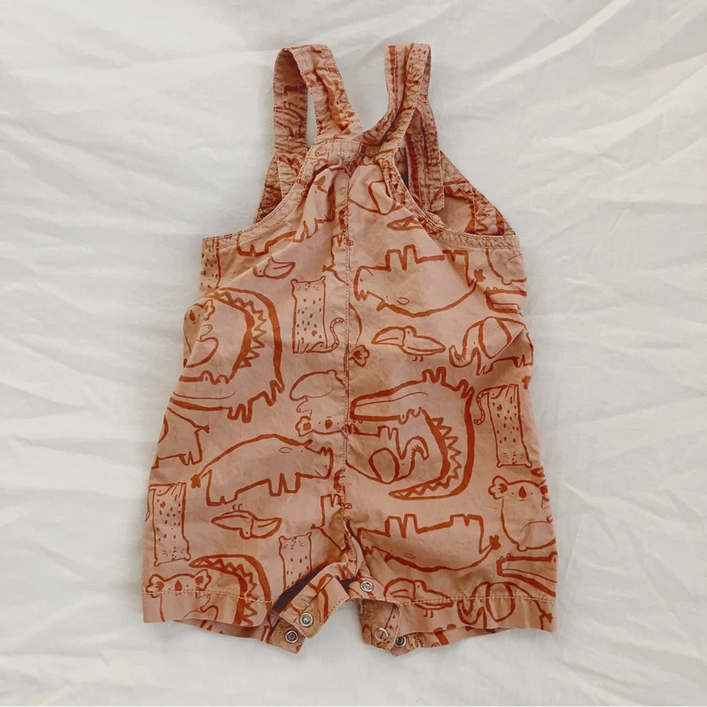 Carter’s • Jungle Zoo Animals in Burnt/Pumpkin Orange - Picture 10 of 10